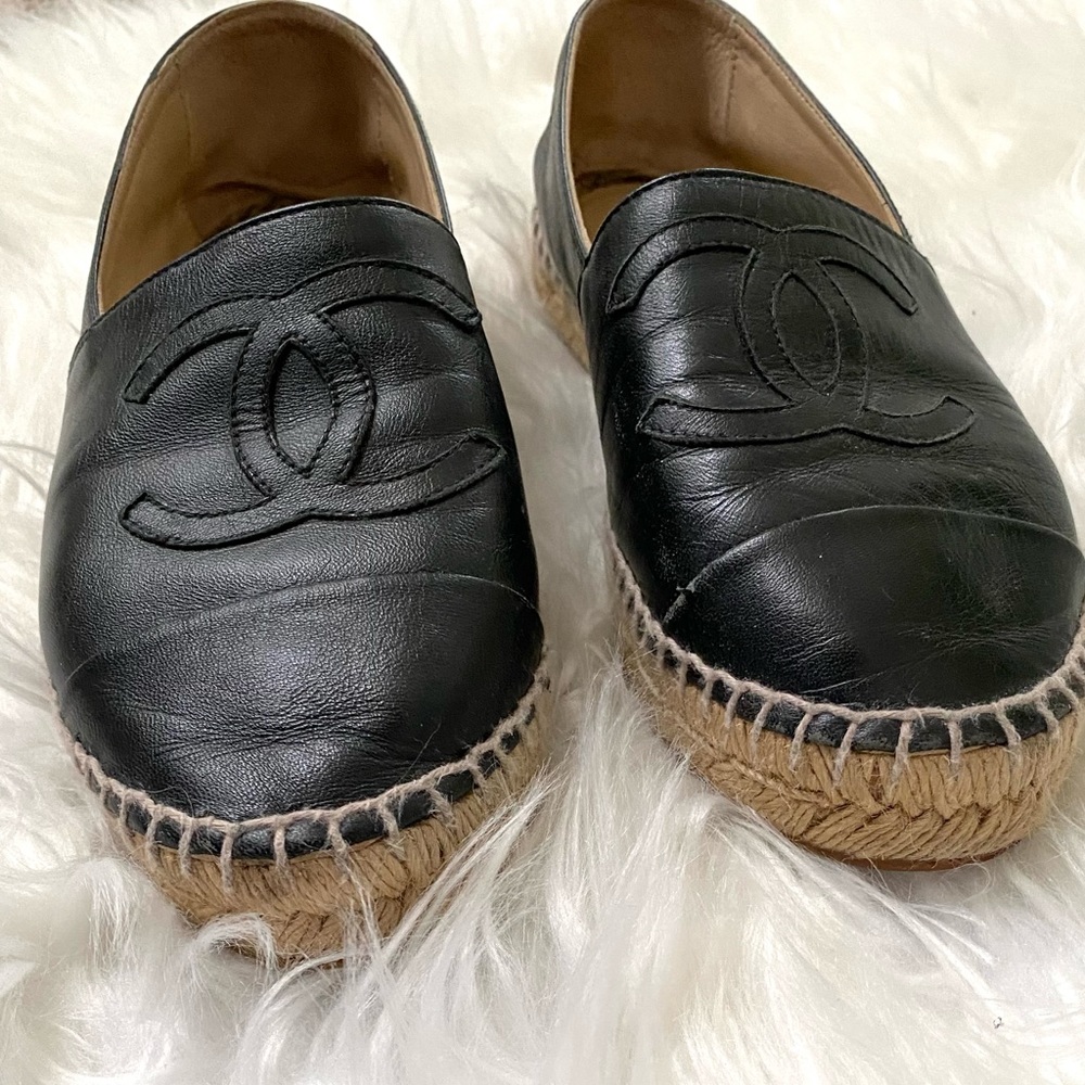 Black Chanel Espadrilles - SOLD - Picture 4 of 12